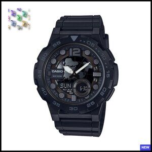 Analog-Digital Sport Watch Quartz Movement Classic Retro Style Water Resistant